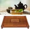 Xcello Simple Tea Tray, Drawer Type Wooden Tray Large Capacity Box Easy Tea Drainage, for Home(16.9in*11in-Orange) view 3