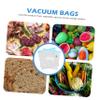 Kichvoe 1set Reusable Vacuum Food Storage Bags with Zipper Clips Thick and Sealing Bags for Fresh Food Preservation for Kitchen and Refrigerator Use view 2