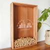 tigercodesigns Housewarming Gift Wooden Wine Cork Holder, Rustic Home Decor, Custom Home Coordinates Christmas Gift, State Map House Gift, Personalize Gift view 3