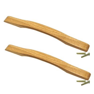 wood handle,wardrobe handles,Door Handles Pulls Knobs 2 PCS Drawer Knobs Solid Cabinets Furniture Dresser for Kitchen Cabinet Handles,with Screws (Hole Distance 160mm) ( Size : Hole distance 224mm )