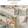Bohemian Style Couch Covers Chenille Fabric Sofa Slipcovers Four Seasons Universal Sectional Sofa Case Anti-scratch Wear-resistant Sofa Towel Blanket Furniture Protectors ( Color : White , Size : 70*2 view 4
