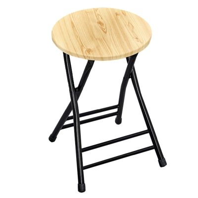 18-Inch Height Folding Stool, Easy Fold and Storage Stool for Adults, 100lbs Capacity, for Outdoor & Indoor Events Office Kitchen Dining (Color : F, Size : 45cm/18in)