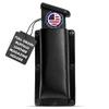 Vogel Fjord Buffalo Leather Magazine Holder - IWB/OWB Convertible - Right/Left Handed for Men and Women - Premium Mag Belt Pouch - Compatible with Glock & Sig - Black - Single Stack .380 view 1