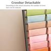 10 Rods Scarf Organizer Rack, Freestanding Ladder Scarf Holder, Metal Towel Display Stand, Multipurpose Closet Hanger Organizer for Belts, Ties, Scarves, Blanket,Gold,120cm view 4