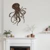 SIGNLEADER Metal Wall Art Decor Octopus Minimalist Modern Abstract Wall Sculpture Hangings Home Decoration for Living Room, Bedroom, Bathroom, Kitchen, Outdoor - 36" Bronze view 3