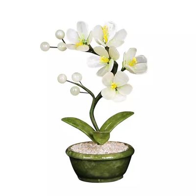 Artificial Bonsai Tree Jade Orchid Living Room Home Decoration Entrance Crafts Creative New Chinese Style Bonsai Ornament Decoration Indoor Greening Fake Tree