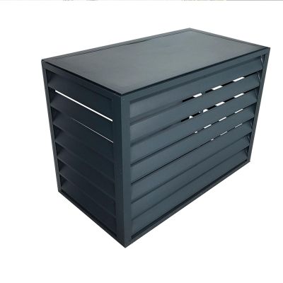 Air conditioner fence for outside unitsFence to hide air conditioner,Anti-Theft Sturdy Aluminum AC Covers,Noise Reduction, fence to hide air conditioner,Applicable to air conditioner outdoor unit ( C
