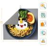 Egg Cup Noodle Ramen Print Dish Drying Mat For Kitchen Counter, Slip Resistant Quick Dry Pad For Dishes, Kitchen Accessories view 3
