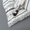BUniq Duvet Cover Set King/Twin/Full/Queen Size, 3 Pieces (1 Duvet Cover + 2 Pillow Cases), Ultra Soft Washed Microfiber, Textured Duvet Cover with Zipper Closure, Four Corner Ties (Full,006) view 4