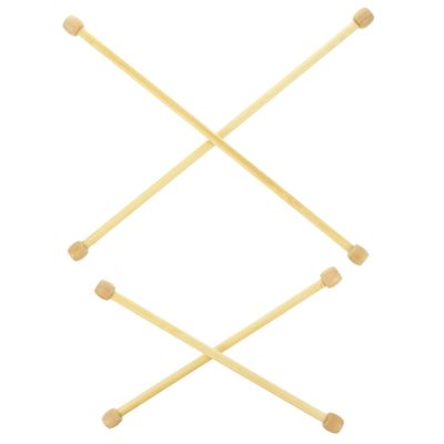 Yardenfun 4pcs Bamboo Tapestry Hanging Rods Horizontal Flag Poles for Crafting for Banners and Garden Flags Easy to Use for Beginners and Enthusiasts