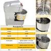 HQHAOTWU Dough Mixer Electric Food Mixer Dough Maker Machine Dough Blender Machine Stainless Steel Dough Mixing Machine Dough Kneading Machine Double Action Double Speed Time Controllable 110V 20L view 4