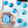 FINDMAG 12 Pack Refrigerator Magnets, Cute Fridge Magnets Decorative for Kitchen, Gift, Locker Magnet Glass Clear for School, Classroom, Ocean Magnet for Picture, Chalkboard, Valentine's Day view 2