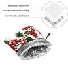 4 Pcs Oven Mitts Pot Holders Set Heat Resistant Waterproof Kitchen Oven Glove with Pot Holders Holly Berry Branches Non Slip Cooking Gloves for Baking Cooking Grilling BBQ view 4