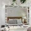 Bathroom Mirror with Lights for Wall Mounted 40x30.5 Inch Espelho De Casa De Banho Iluminado LED Rectangle Restroom Decoration Makeup Mirrors with a USB Port (40x30.5) view 1