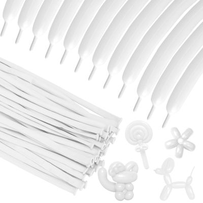 260 Balloons, 50PCS Long Balloons, 260 Balloons White, Animal Balloons, Long Balloons for Tying Balloon Arch, Long Twisting Balloons, Long Skinny Latex Balloons