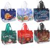 Christmas Gift Bags 12 Pcs Reusable Christmas Tote Bags with Sturdy Handles 2023 Large Nonwoven Christmas Bags for Shopping, Gift Wraping Xmas Party Supplies Christmas Bags Christmas Sacks view 3