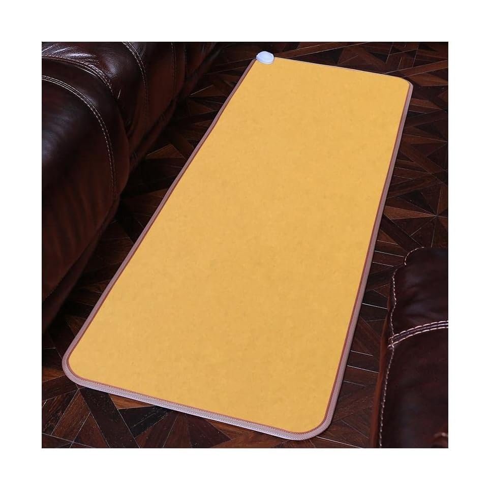 Heated Carpet Carbon Crystal Electric Heating Carpet with Timer and Thermostat Heated Floor Rug Portable Heated Floor Mat