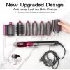 Affogato Acrylic Wall Mount Holder Compatible with Dyson Airwrap Styler and Accessories Organizer Rack for Wand Brushes Barrels, Clear view 2