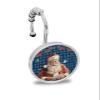 Christmas 12PCS Shower Curtain Hooks Rings, Xmas Elk Sleigh Santa Claus Buffalo Plaid Decorative Shower Curtain Hooks for Bathroom Stainless Steel Rustproof Shower Curtain Rings view 1