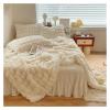 ADOVZ Super Fluffy Bedding Set Luxury Imitation Rabbit Hair Duvet Cover Bed Sheets and Pillowcases Winter Soft Comforter Bedding Sets,Bed Sheets view 4