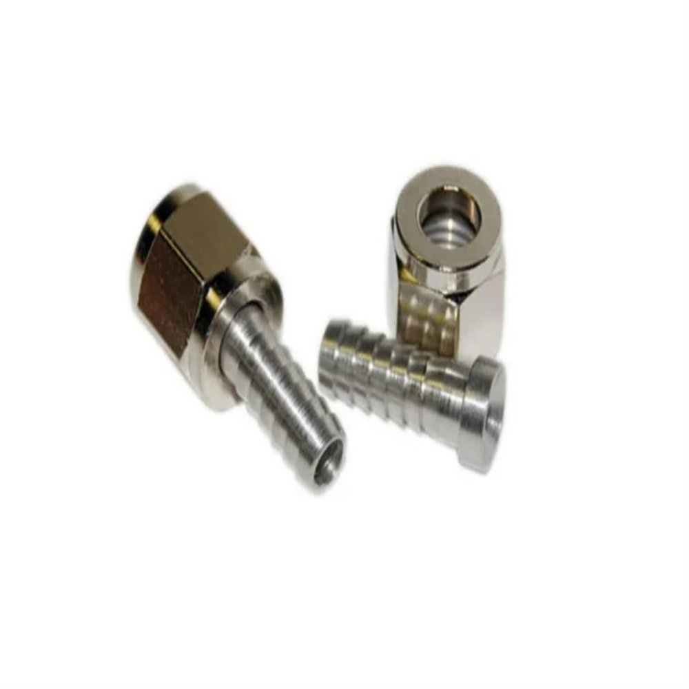 DAXXIN Make Wine Threaded Distributor Ball Lock Quick Pagoda Head Adapter 304 Stainless Steel 1/4 Female Wine-Making Accessories