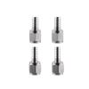 DAXXIN Make Wine Threaded Distributor Ball Lock Quick Pagoda Head Adapter 304 Stainless Steel 1/4 Female Wine-Making Accessories view 2