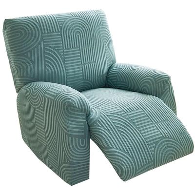 4/6/8 Piece Recliner Chair Covers Slipcovers Stretch Jacquard Lazy Boy Sofa Recliner Chair Covers Washable Non Slip Reclining Slipcovers Furniture Protector for Living Room ( Color : #11 , Size : 1 se