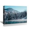 YONICA Winter Enchantment Canvas Wall Art for Home Decor - Beautiful Snowy Forest Pictures Print On Canvas HD Giclee Artwork Ready to Hang for Living Room Office 18"x12"(45x30cm) view 1