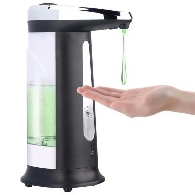 LUNCHS Liquid Soap Dispenser Automatic, Touchless Electric Sensor Hand Soap Dispenser for Kitchen Bathroom Hotel Use