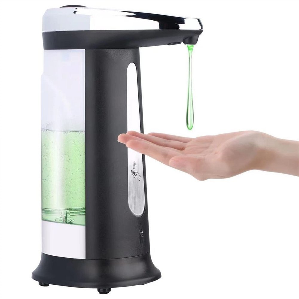LUNCHS Liquid Soap Dispenser Automatic, Touchless Electric Sensor Hand Soap Dispenser for Kitchen Bathroom Hotel Use