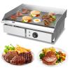 RUYICZB Commercial Electric Griddle 3000W BBQ Grill Stainless Steel Countertop Full Flat Hot Plate Grill Non-Stick Restaurant Teppanyaki Griddle with Adjustable Temp Control 122F-392F view 1