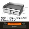 RUYICZB Commercial Electric Griddle 3000W BBQ Grill Stainless Steel Countertop Full Flat Hot Plate Grill Non-Stick Restaurant Teppanyaki Griddle with Adjustable Temp Control 122F-392F view 2