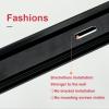 1-5M Curtain Track,Ceiling Mounted Curtain Rail For Curtains, Drapes, And Room Dividers,Easy To Install Ceiling Track,Ultra-thin Track, Direct Ceiling Mounting, Anti-spill Light ( Color : Black , Size view 3