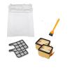 Suitable Compatible With Forwick Vacuum Cleaner Accessory Garbage Bag VK135 VK136 Delonte VK369 Dust Bag (Color : 9 piece set) view 1