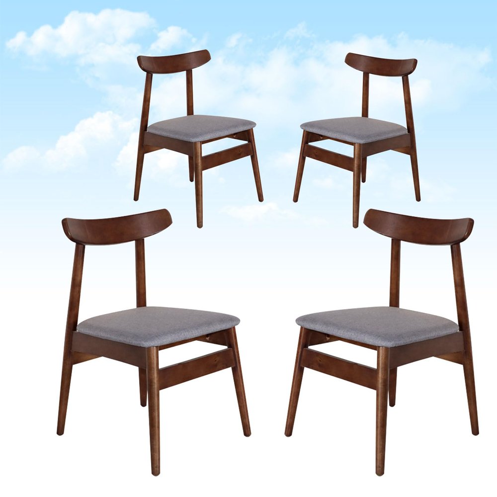 ATYUJKB Side Dining Room Chairs Set of 4, Kitchen Dining Room Chairs, Modern Kitchen Faux Leather Dining Room Chair, PU Leather Kitchen Dining Room Chair, Living Room, Waiting Room