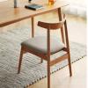 ATYUJKB Side Dining Room Chairs Set of 4, Kitchen Dining Room Chairs, Modern Kitchen Faux Leather Dining Room Chair, PU Leather Kitchen Dining Room Chair, Living Room, Waiting Room view 2