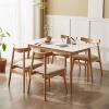 ATYUJKB Side Dining Room Chairs Set of 4, Kitchen Dining Room Chairs, Modern Kitchen Faux Leather Dining Room Chair, PU Leather Kitchen Dining Room Chair, Living Room, Waiting Room view 3