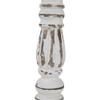 Northlight Set of 2 Antique Pillar Candle Holders, 12", White view 4