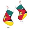 Flag of Mozambique Christmas Stockings Decoration Fireplace Tree Xmas Tree Decorations for Xmas Holiday Party Gifts 18-Inch view 3
