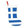 Flag of Greece Christmas Stockings Decoration Fireplace Tree Xmas Tree Decorations for Xmas Holiday Party Gifts 18-Inch view 2