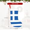 Flag of Greece Christmas Stockings Decoration Fireplace Tree Xmas Tree Decorations for Xmas Holiday Party Gifts 18-Inch view 4