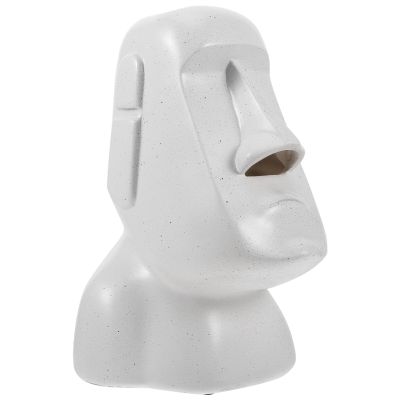 Cabilock Stone Tissue Box Moai Tissue Holder Decorative Napkin Box Living Room Paper Holder