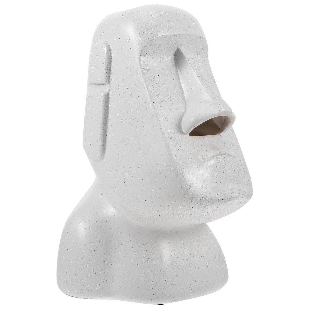 Cabilock Stone Tissue Box Moai Tissue Holder Decorative Napkin Box Living Room Paper Holder