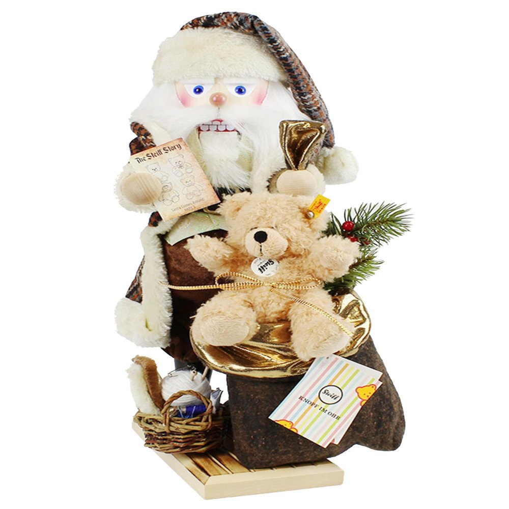 Steinbach Nutcracker Santa Comes Around Part 3 - Limited Edition Nutcracker - Christmas Decorations Indoor - Home Decor - Made in Germany - 17.72 inch