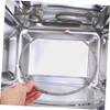 Angoily 2pcs Microwave Turntable Holder Glass Tray Support Strong Bearing Capacity Fit for Microwaves Easy to Install Wheels view 3