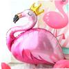 6pcs Hawaiian Party Balloons Aluminum Foil Flamingo Decorations for Home Bar Quality Safe for Festive Atmosphere and Memorable Photo Props view 3