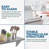 Express KitchQuip Stainless Steel Wall Shelf | Square Edge | Metal Shelving | Heavy Duty | Commercial Grade | Wall Mount | NSF Certified (14 Width x 24 Length) view 4