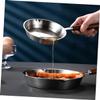 BRIGHTFUFU Stainless Steel Mini Frying Pan Skillet for Eggs Small Nonstick Frying Pan view 2