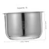 3L Rice Cooker Inner Pot Replacement Liner Nonstick and Cooking Pot Accessory for Electric Rice Cookers 7.78X4.72in view 2