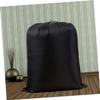 OFFSCH Drawstring Storage Bag Capacity Lightweight Storage Pouch for Quilts and Clothes Organizer Xl Black view 3